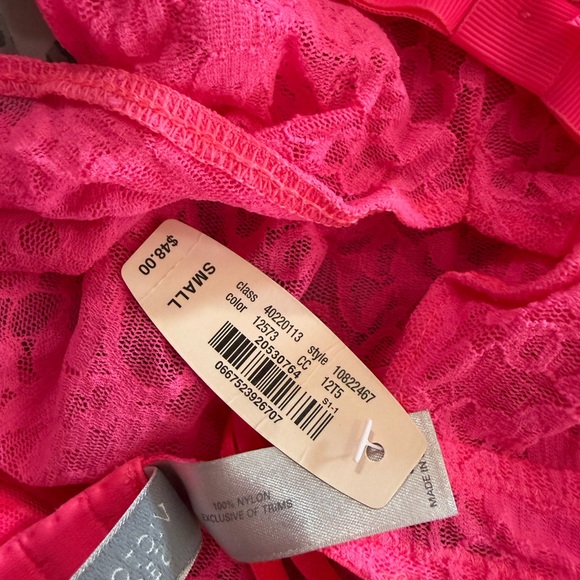NWT Victoria’s Secret x 2000s Hot Pink Lace Chemise - Picture 13 of 15